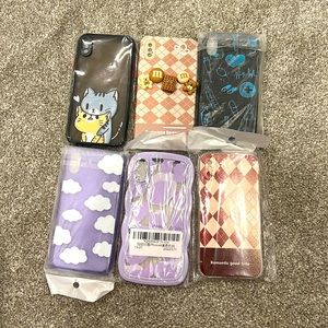 Iphone XS cases (pack of 6)